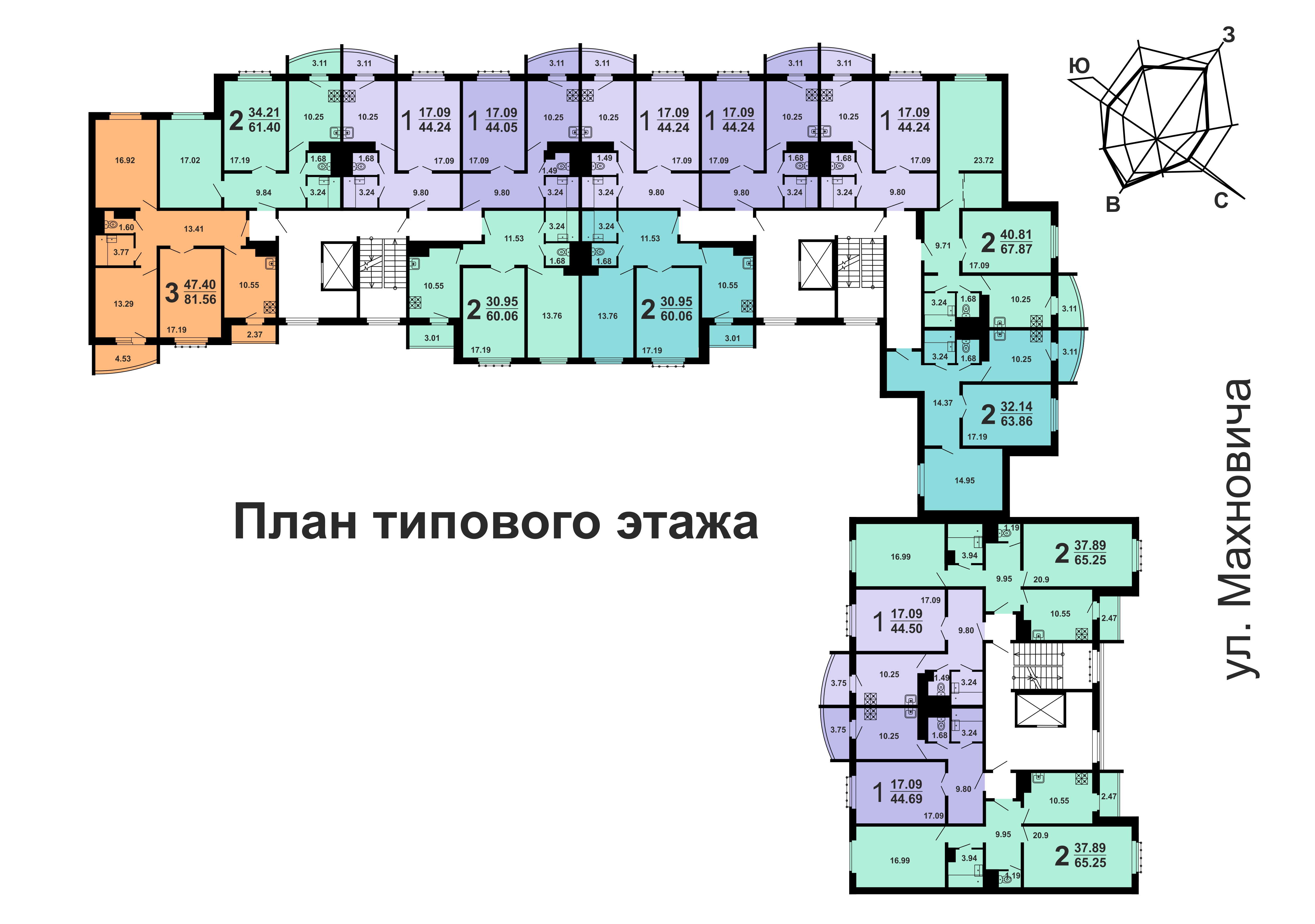 Типовая схема этажа