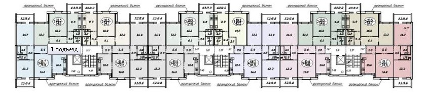 Типовая схема этажа
