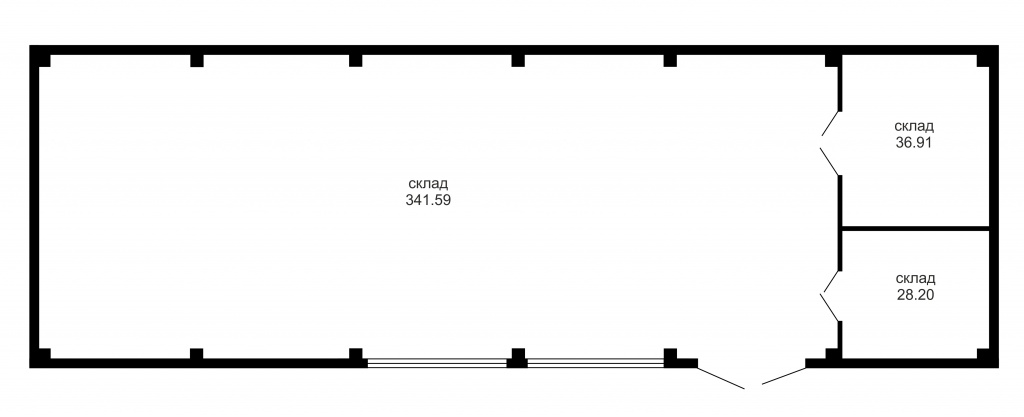 Здание материально-технического склада, одноэтажное, панельное, общей площадью 415 кв. м.jpg