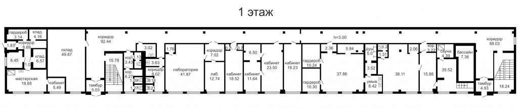Здание административного корпуса общей площадью 1387 кв. м этаж 1.jpg