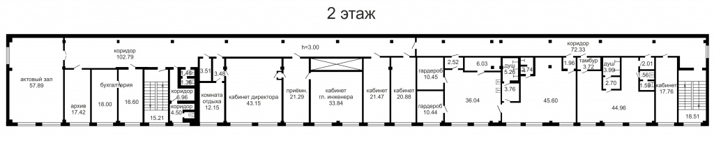Здание административного корпуса общей площадью 1387 кв. м этаж 2.jpg